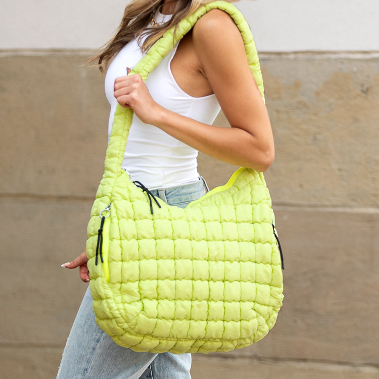 Taylor Quilted Puffer Tote 1
