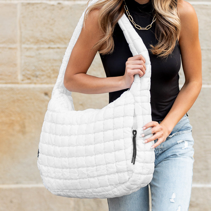 Taylor Quilted Puffer Tote 1