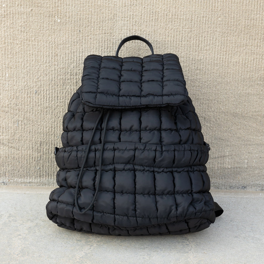 Stevie Quilted Puffer Backpack 1