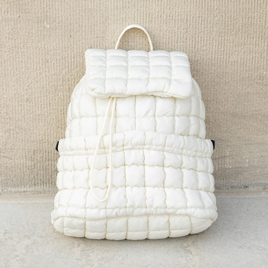 Stevie Quilted Puffer Backpack 1