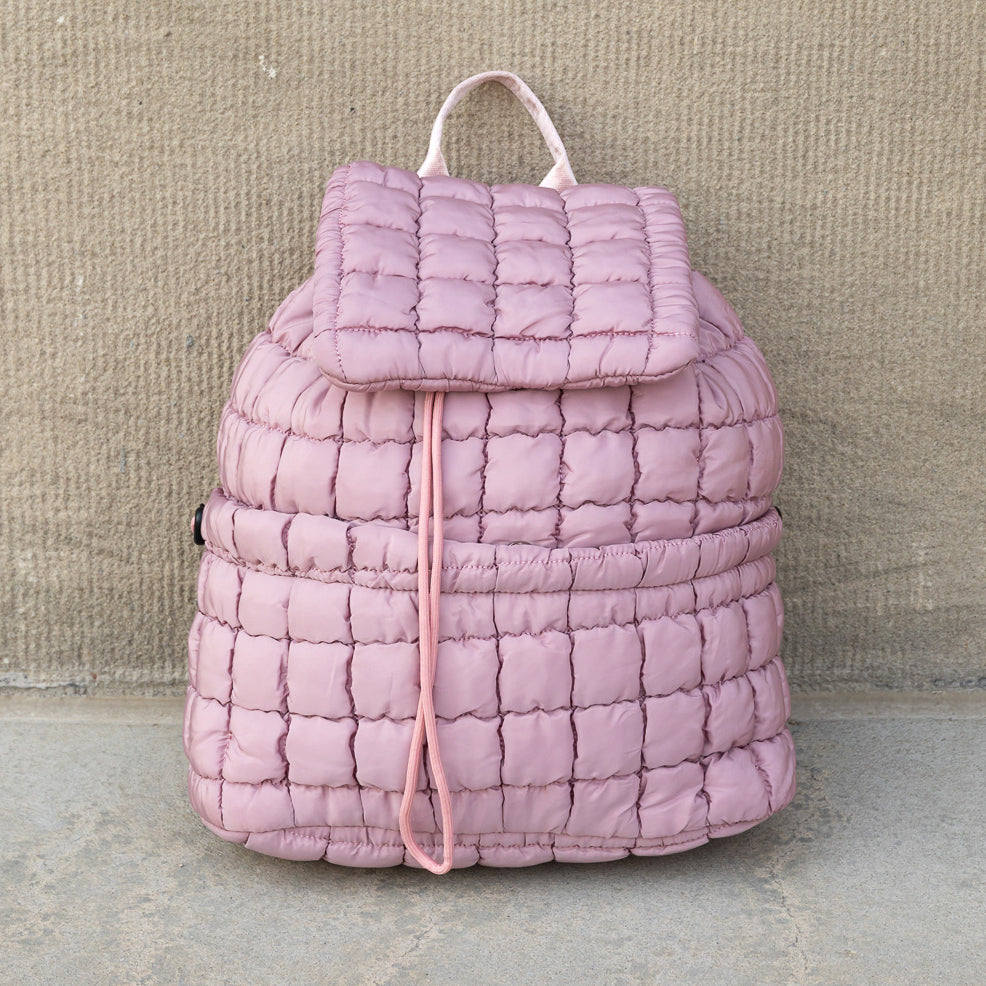 Stevie Quilted Puffer Backpack 1