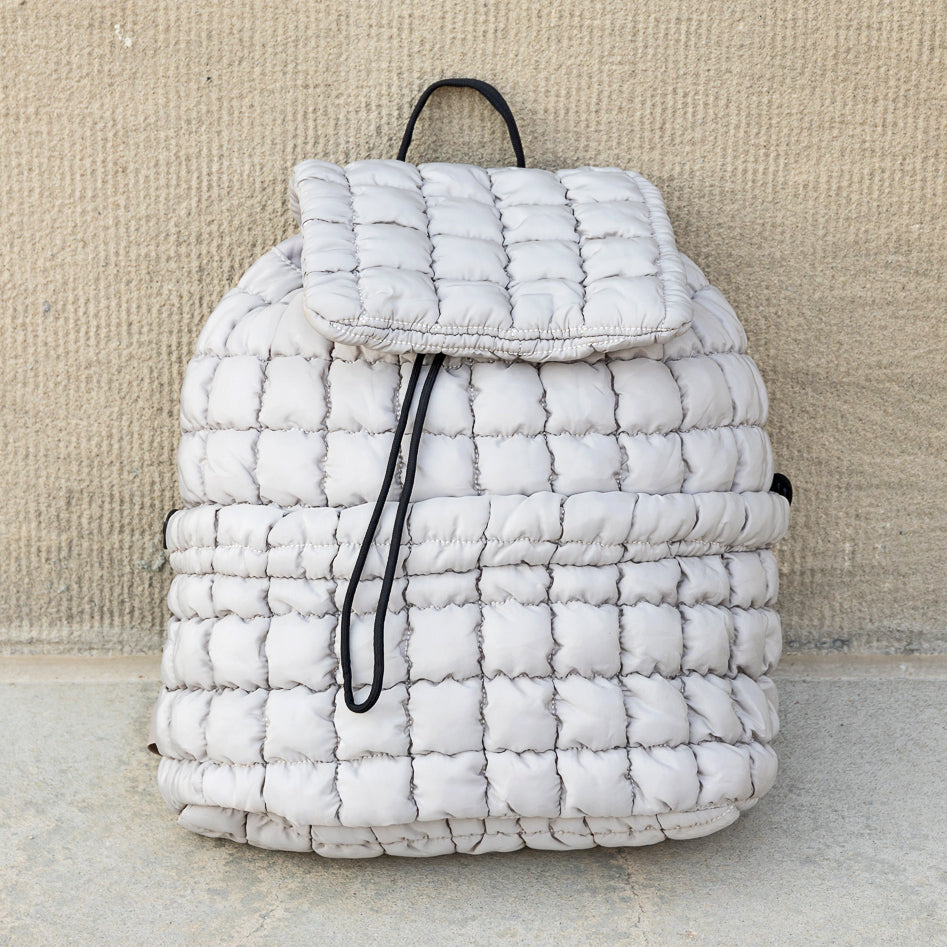 Stevie Quilted Puffer Backpack 1