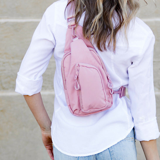Pippa Reversible Nylon Sling Bag 1