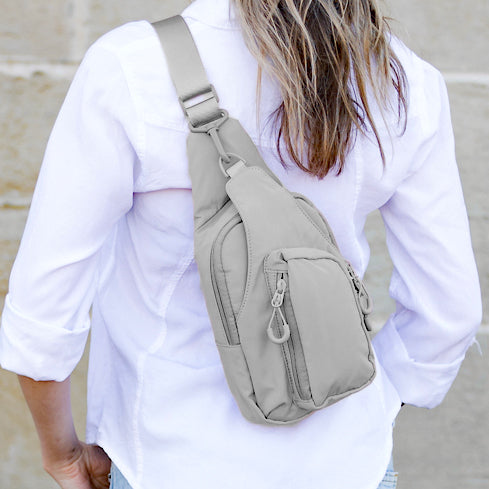 Pippa Reversible Nylon Sling Bag 1
