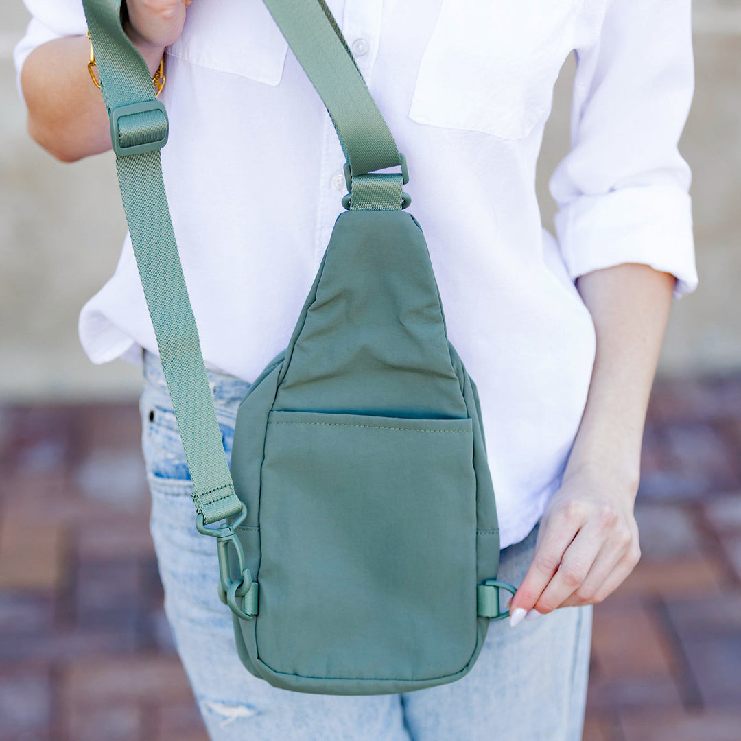 Pippa Reversible Nylon Sling Bag 1