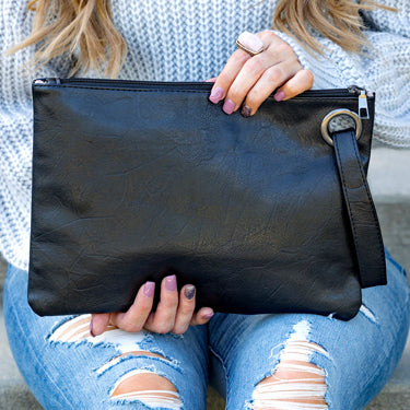 Blush Over Sized Everyday Clutch