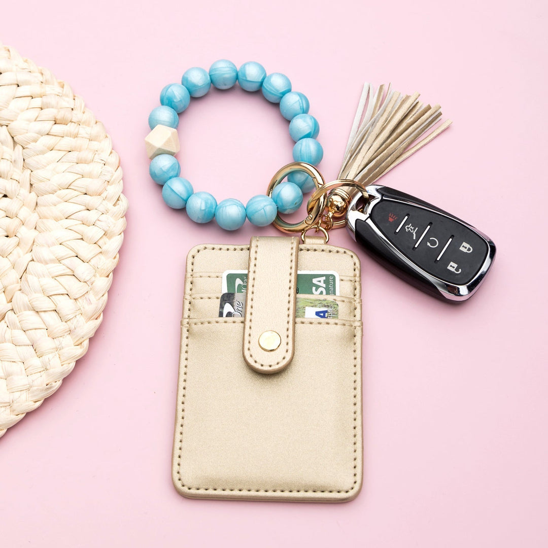 Silicone Key Ring Wallet Bracelet 1