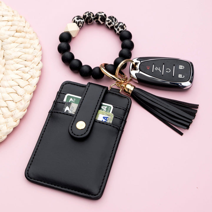 Silicone Key Ring Wallet Bracelet 1