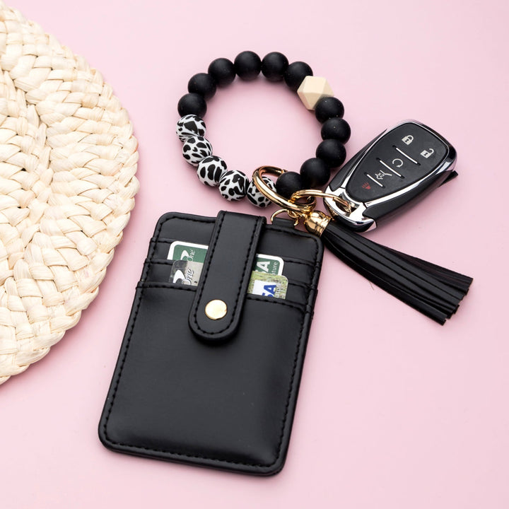 Silicone Key Ring Wallet Bracelet 1
