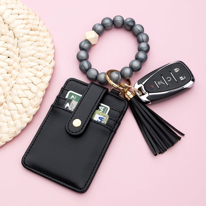 Silicone Key Ring Wallet Bracelet 1