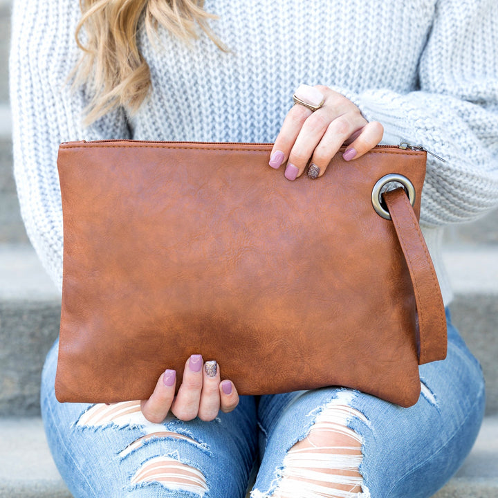 Black Over Sized Everyday Clutch