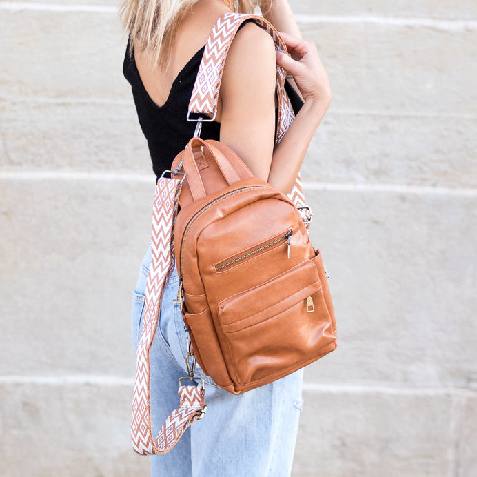 Mauve Alba Convertible Backpack Sling 1