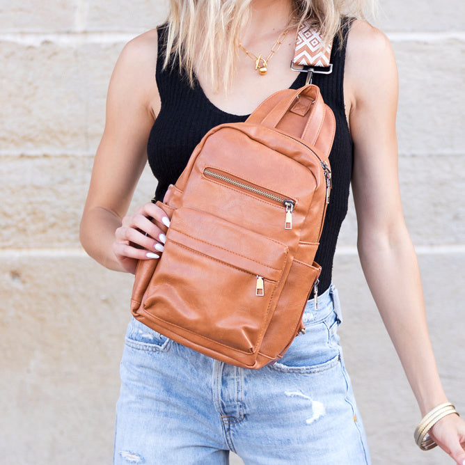 Black Alba Convertible Backpack Sling 1