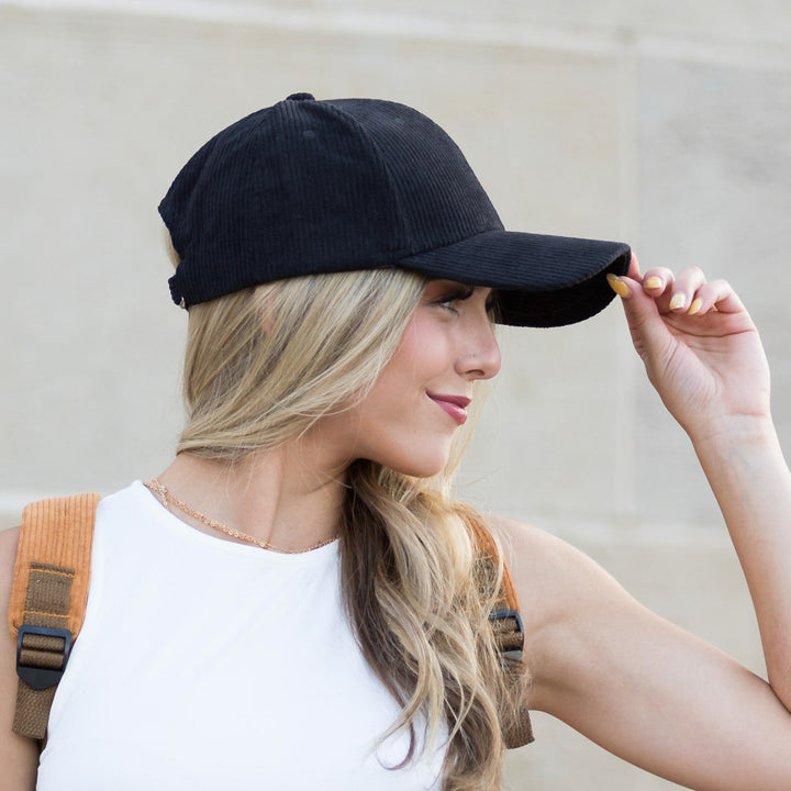 Corduroy Boyfriend Ball Cap 1