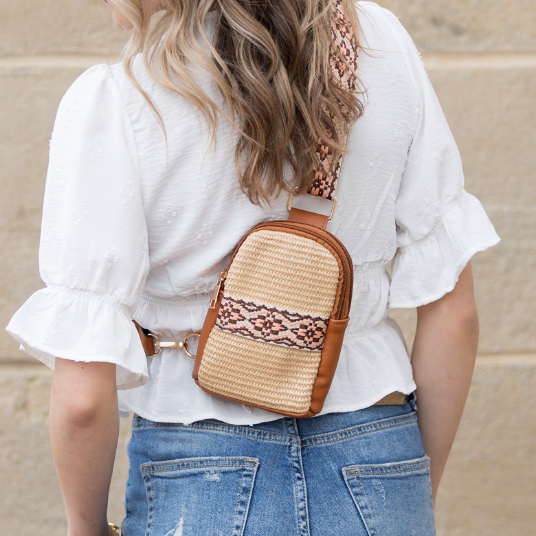 Naomi Woven Guitar Strap Sling Bag 1