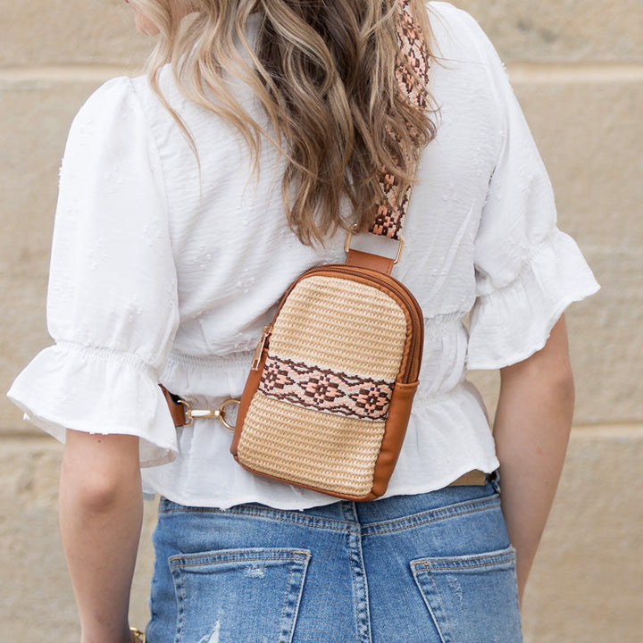Naomi Woven Guitar Strap Sling Bag 1