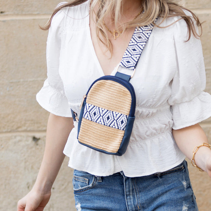Naomi Woven Guitar Strap Sling Bag 1