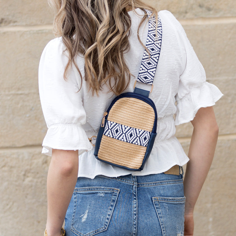 Naomi Woven Guitar Strap Sling Bag 1