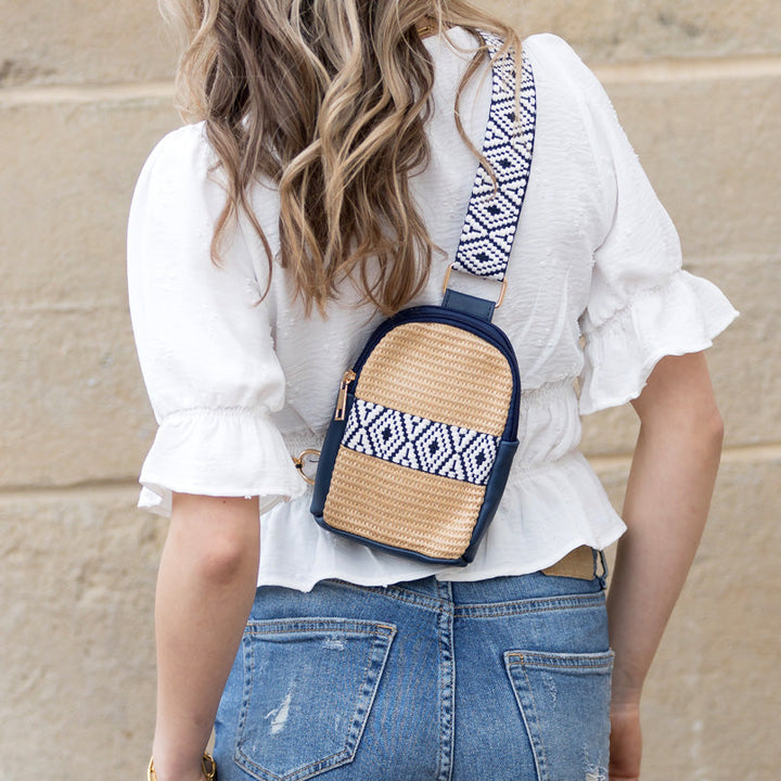 Naomi Woven Guitar Strap Sling Bag 1