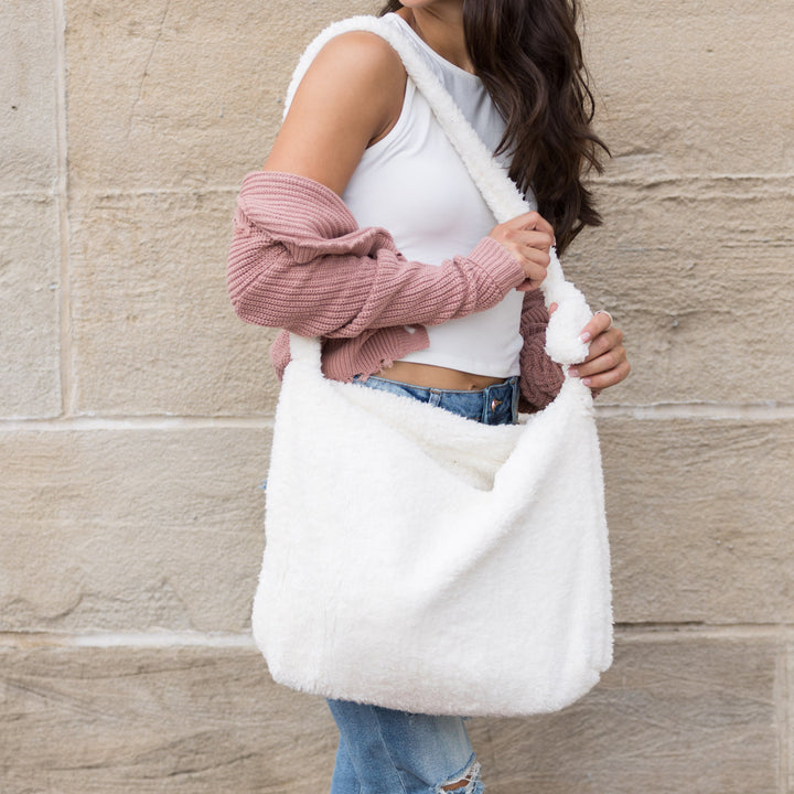 Boucle Sherpa Messenger Bag 1