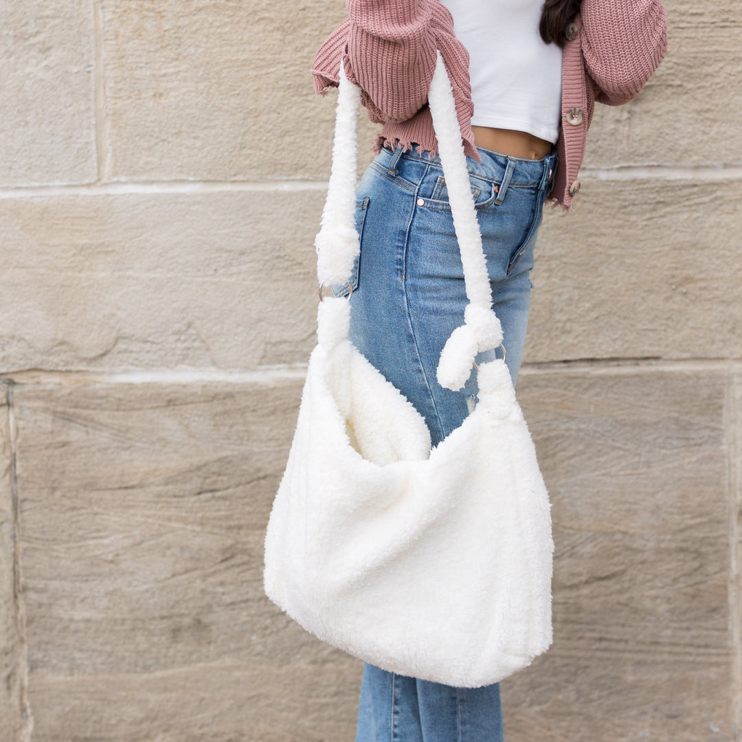 Boucle Sherpa Messenger Bag 1