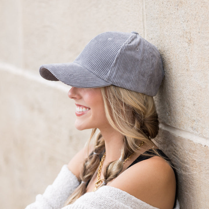 Corduroy Boyfriend Ball Cap 1