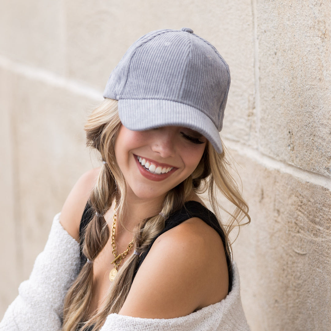 Corduroy Boyfriend Ball Cap 1