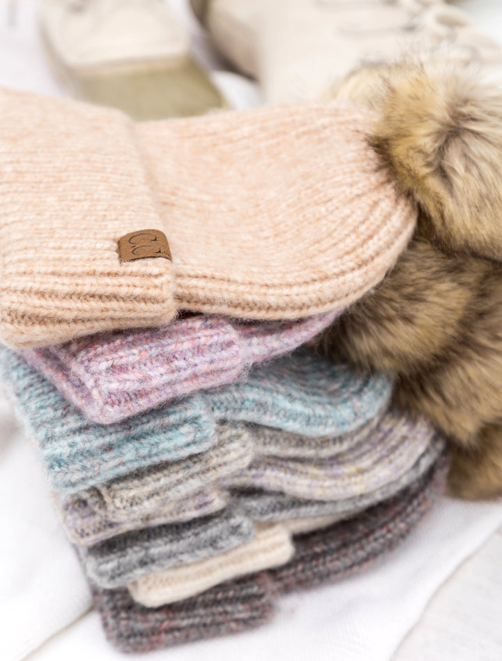 C C® Cozy Marled Pom Beanie