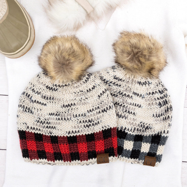 C C® Buffalo Knit Pom Beanie