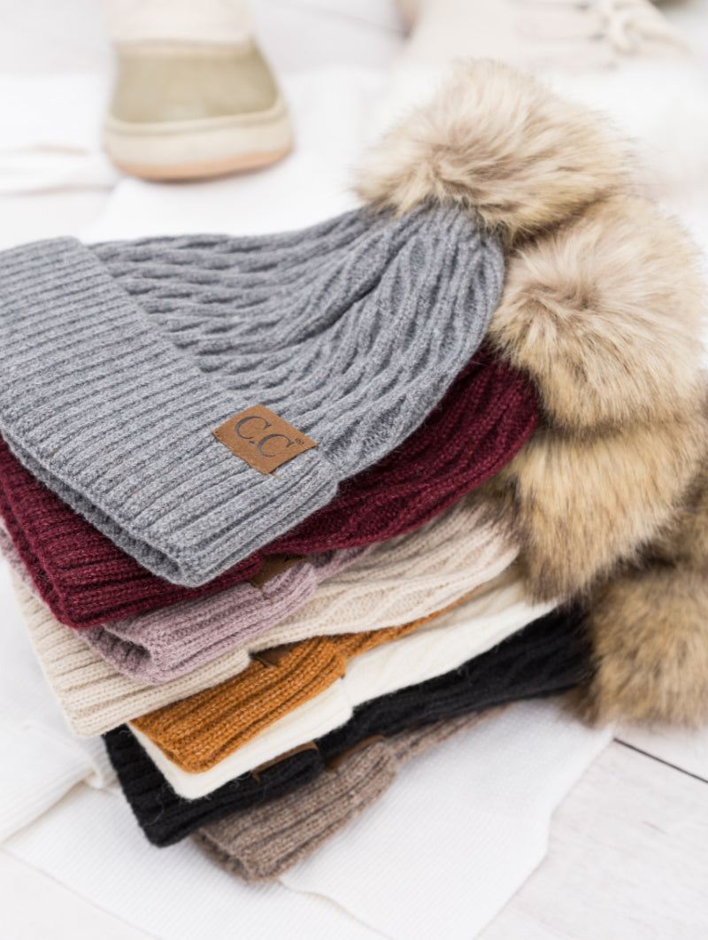 C C® Honeycomb Pom Beanie