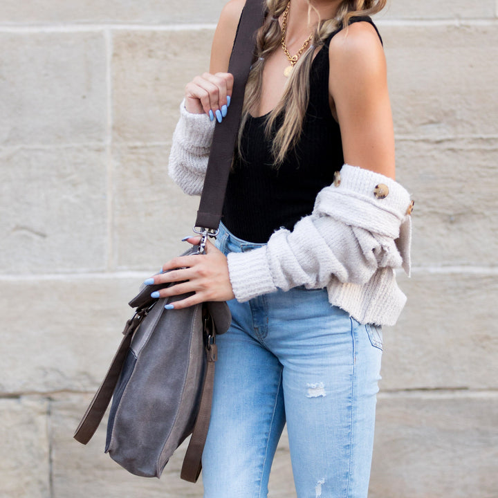 Colorblock Messenger Bag 1