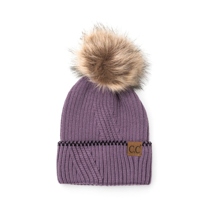 C C® Accent Cuff Pom Beanie