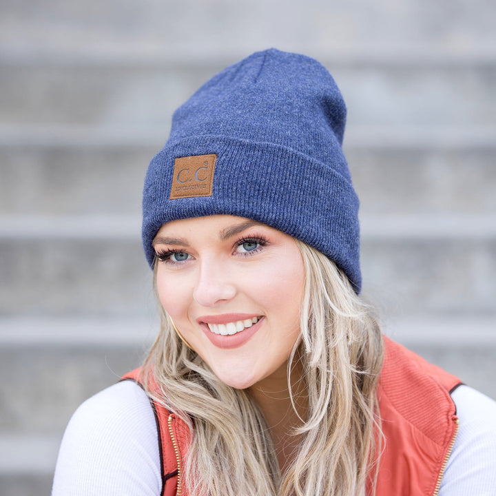 Heather Mint C C® Heathered Boyfriend Beanie