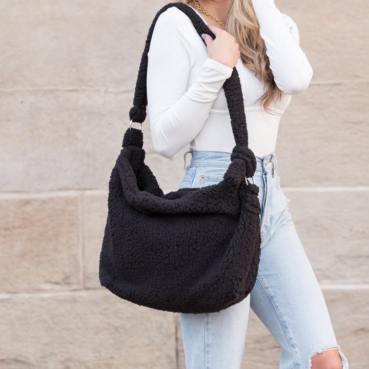Boucle Sherpa Messenger Bag 1