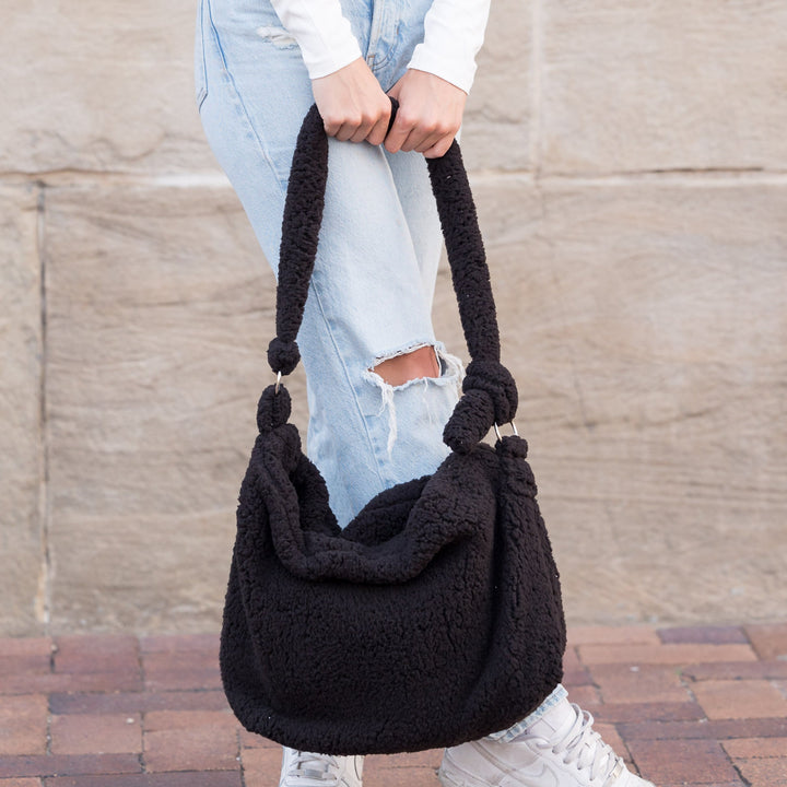 Boucle Sherpa Messenger Bag 1