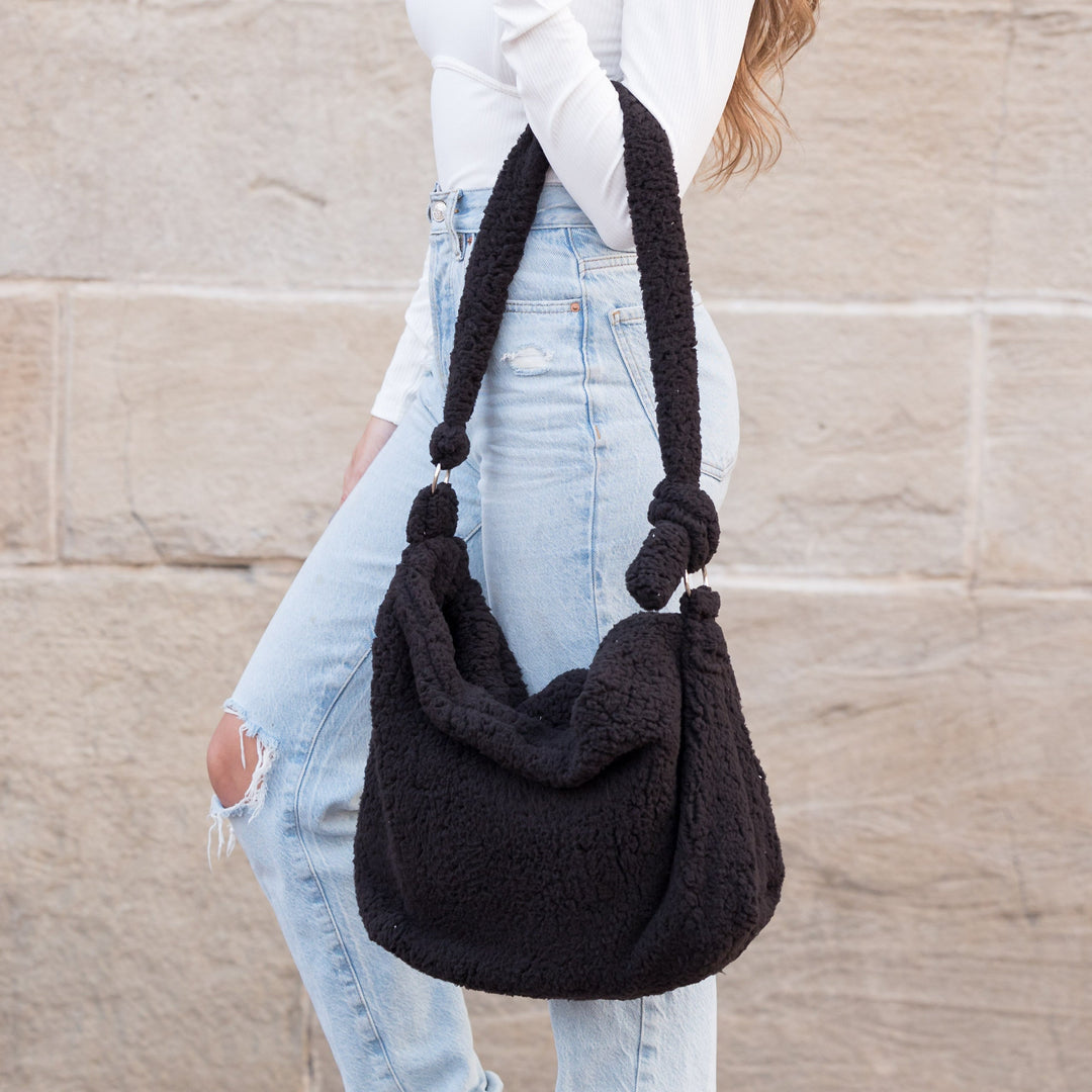 Boucle Sherpa Messenger Bag 1
