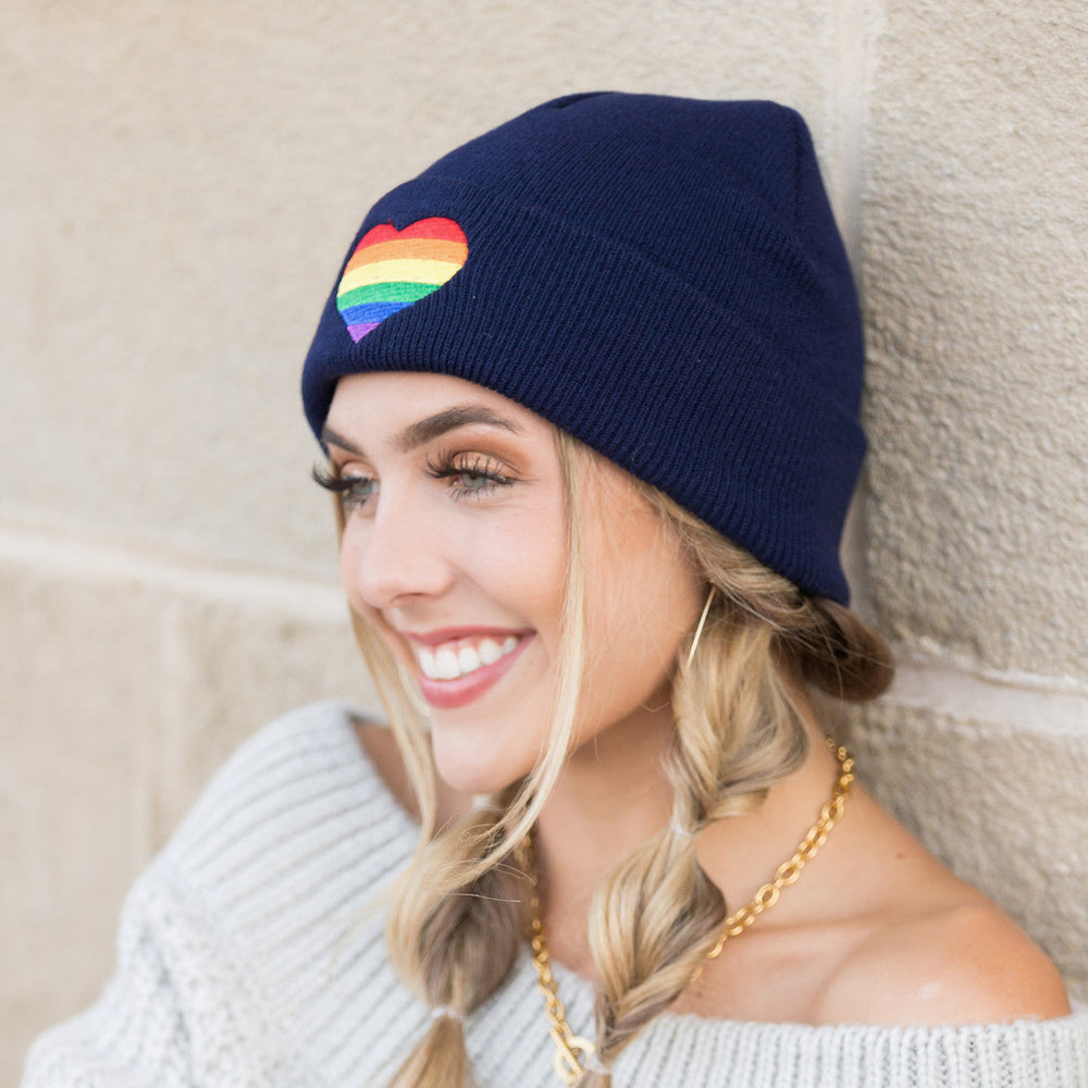 Navy Pride Boyfriend Beanie