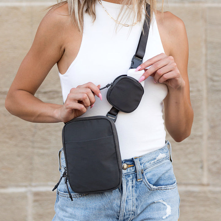 Eva Clippable Removable Coin Pouch Crossbody 1