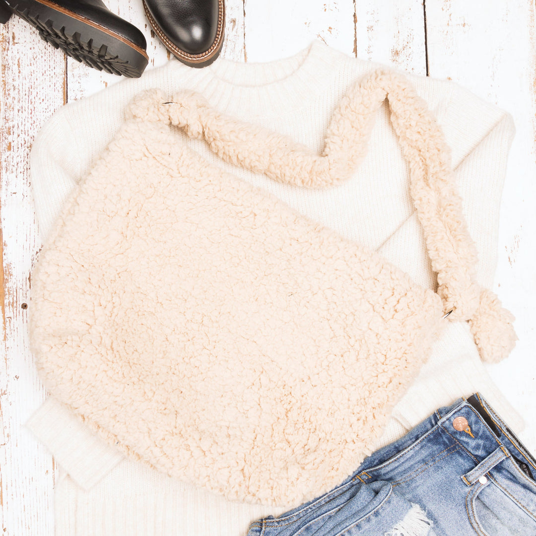 Boucle Sherpa Messenger Bag 1