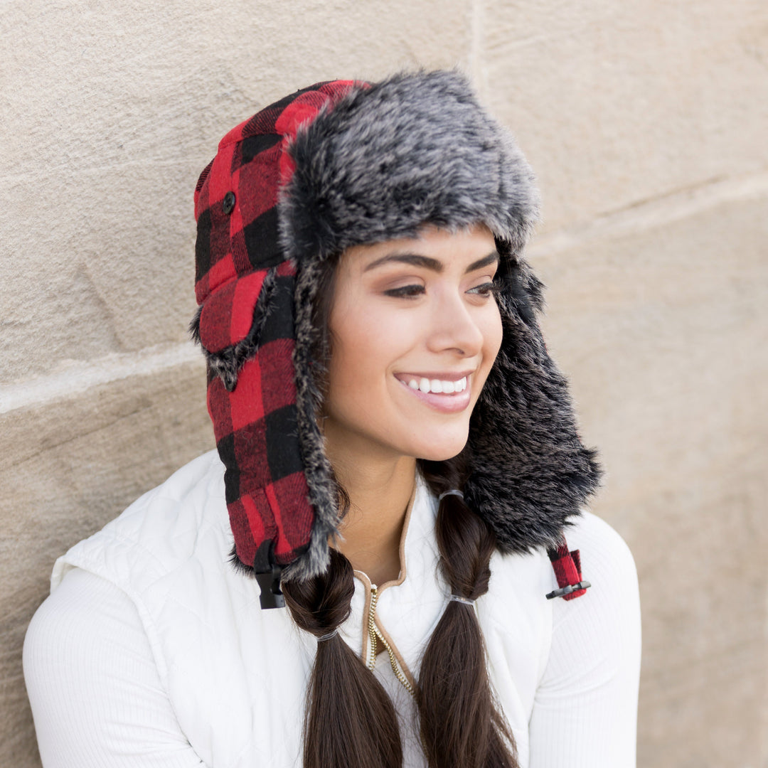 Red Buffalo Trapper Hat 1
