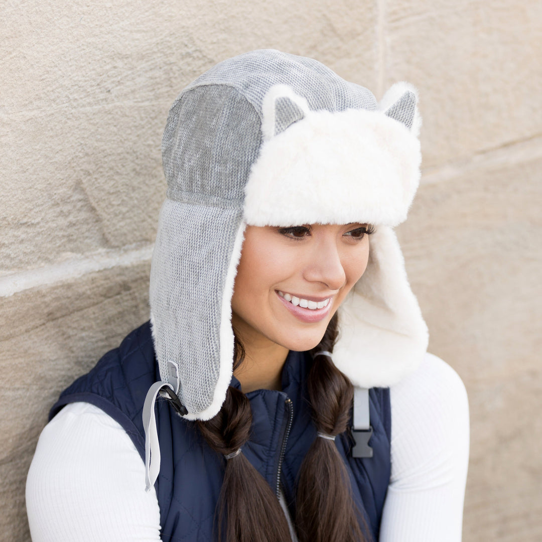 Kitten Ear Trapper Hat 1