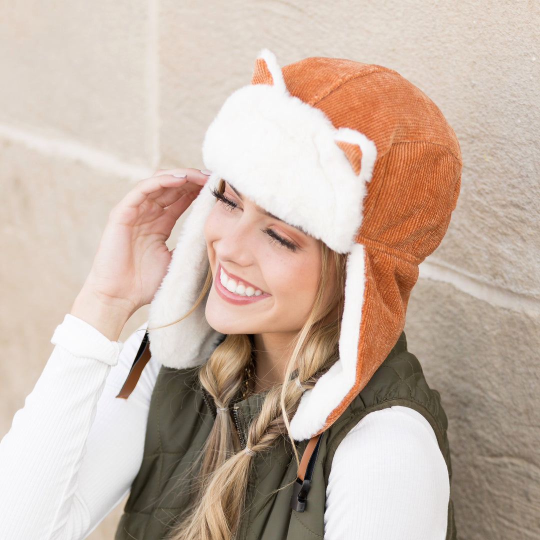 Kitten Ear Trapper Hat 1