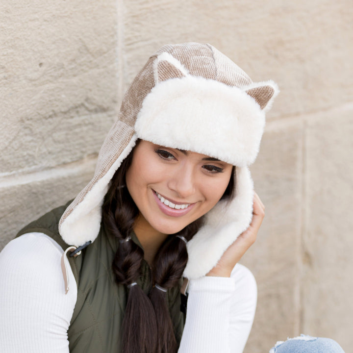 Kitten Ear Trapper Hat 1