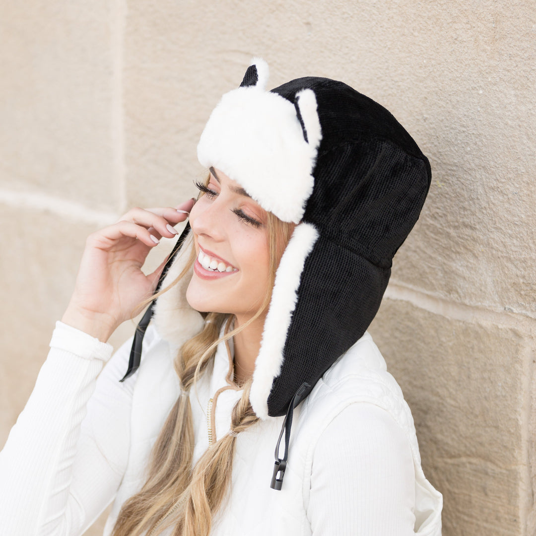 Kitten Ear Trapper Hat 1