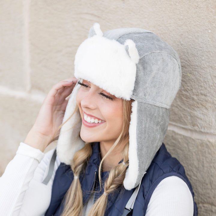 Kitten Ear Trapper Hat 1