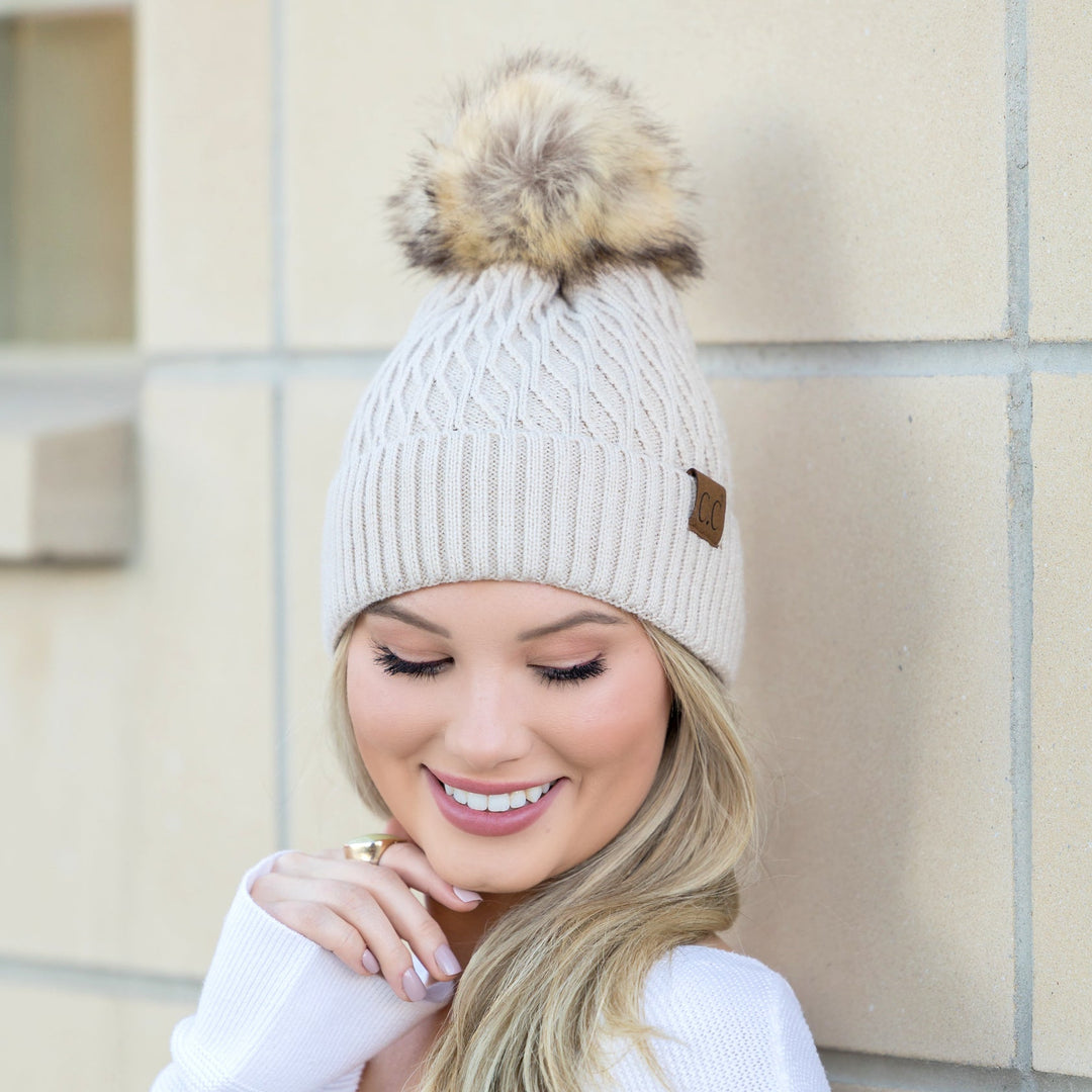 C C® Honeycomb Pom Beanie