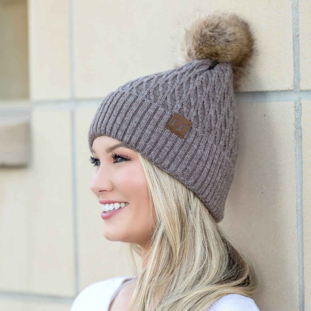 C C® Honeycomb Pom Beanie