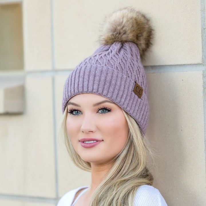 C C® Honeycomb Pom Beanie