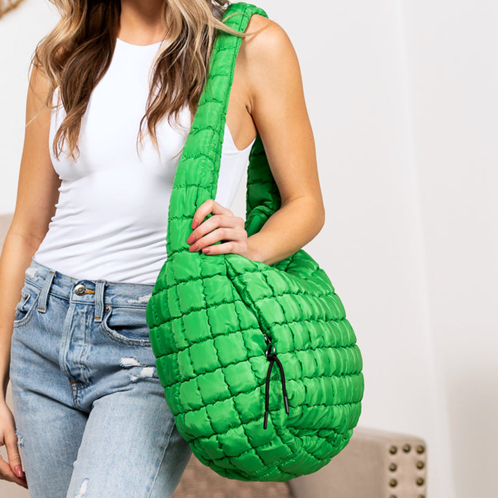 Taylor Quilted Puffer Tote 1