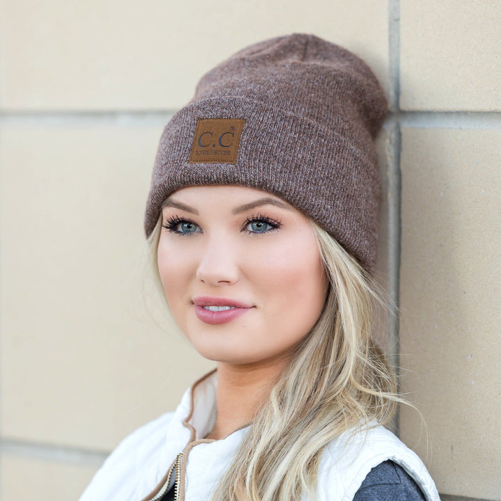 Heather Beige C C® Heathered Boyfriend Beanie